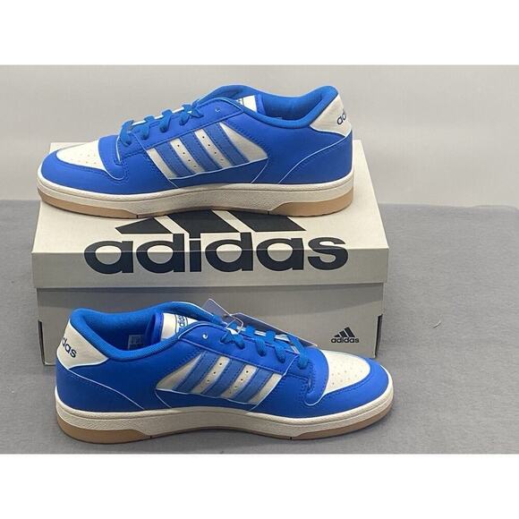 adidas Men’s Break Start Basketball Shoes Size M9/W10 Blue/White - Picture 2 of 6